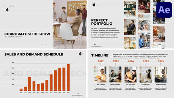 Clean Corporate Annual Report For After Effects - VideoHive 57691960