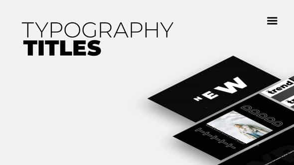 Typography Titles 10 After Effects - VideoHive 53062798