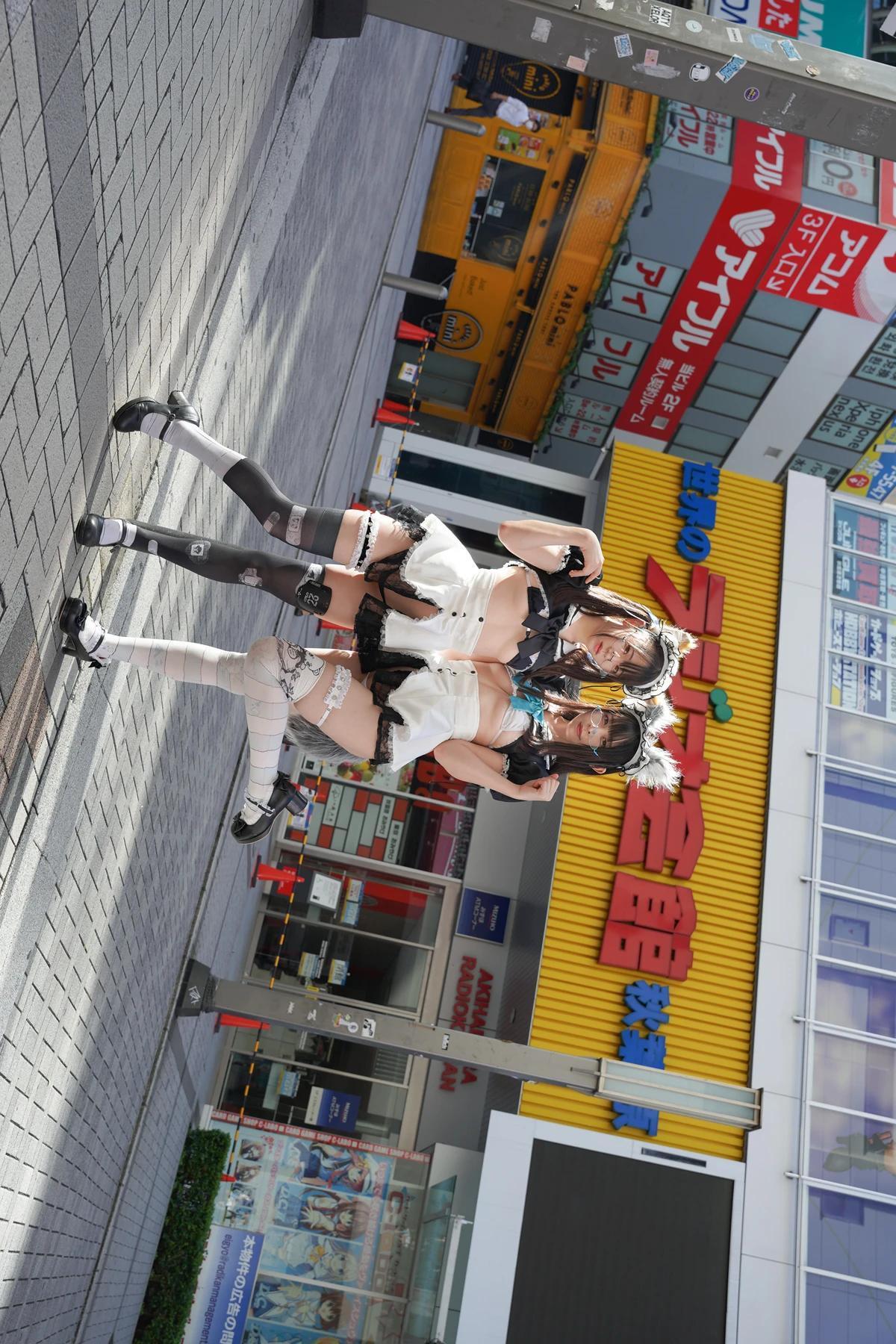 Sui Utatane うたたね翠, Mizuna Shione 水那しおね, 写真集 「野生のメイドがあらわれた！」 Set.03(10)
