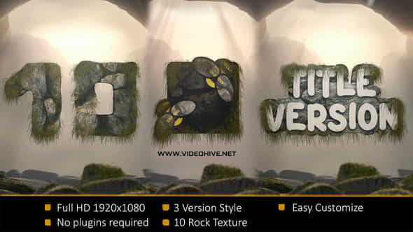 Moss Grass Stone Countdown - VideoHive 54620130