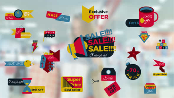 Creative Sale Badges - VideoHive 20775475