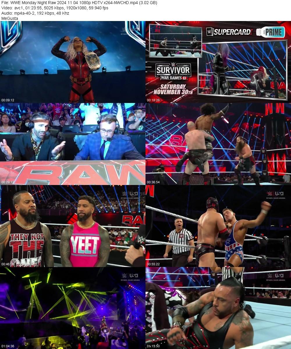 WWE Monday Night Raw 2024 11 04 1080p HDTV x264-NWCHD