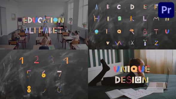 Education Art Alphabet - VideoHive 47057474