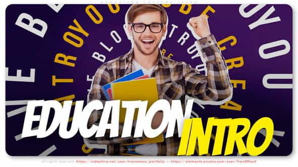 Education Youtube Intro - VideoHive 37498489