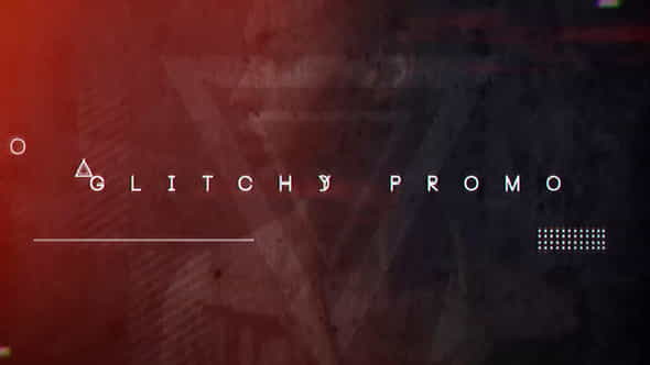 Glitchy Promo - VideoHive 19481800