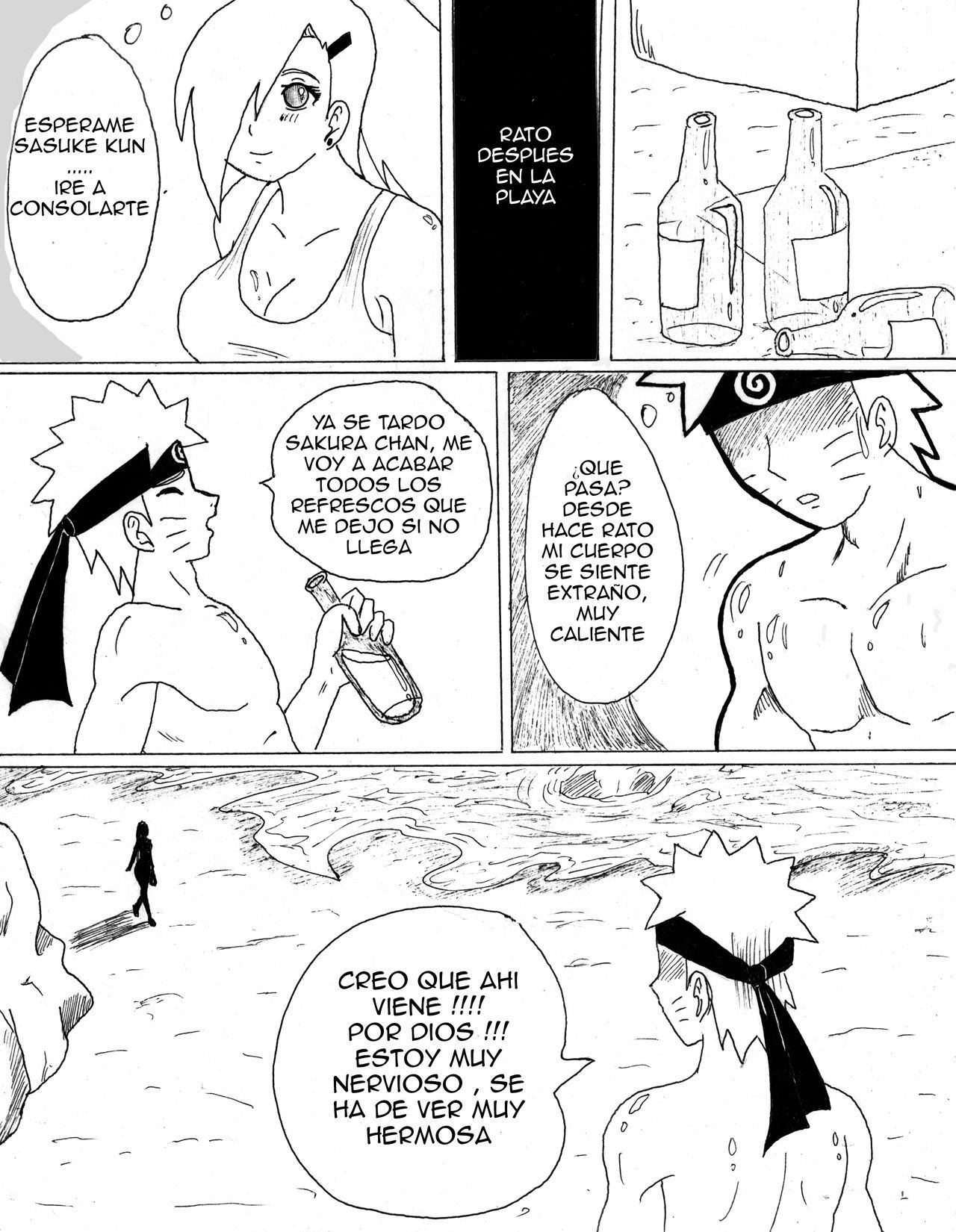 Diversion en la Playa – Naruto x Ino - 16