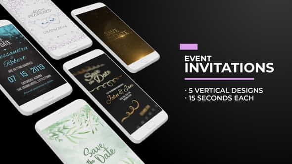 Social Media Event Invitations - VideoHive 28843012