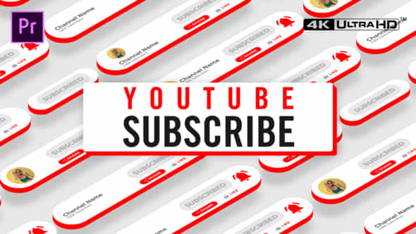 Yotube Subscribe Button - VideoHive 39944312