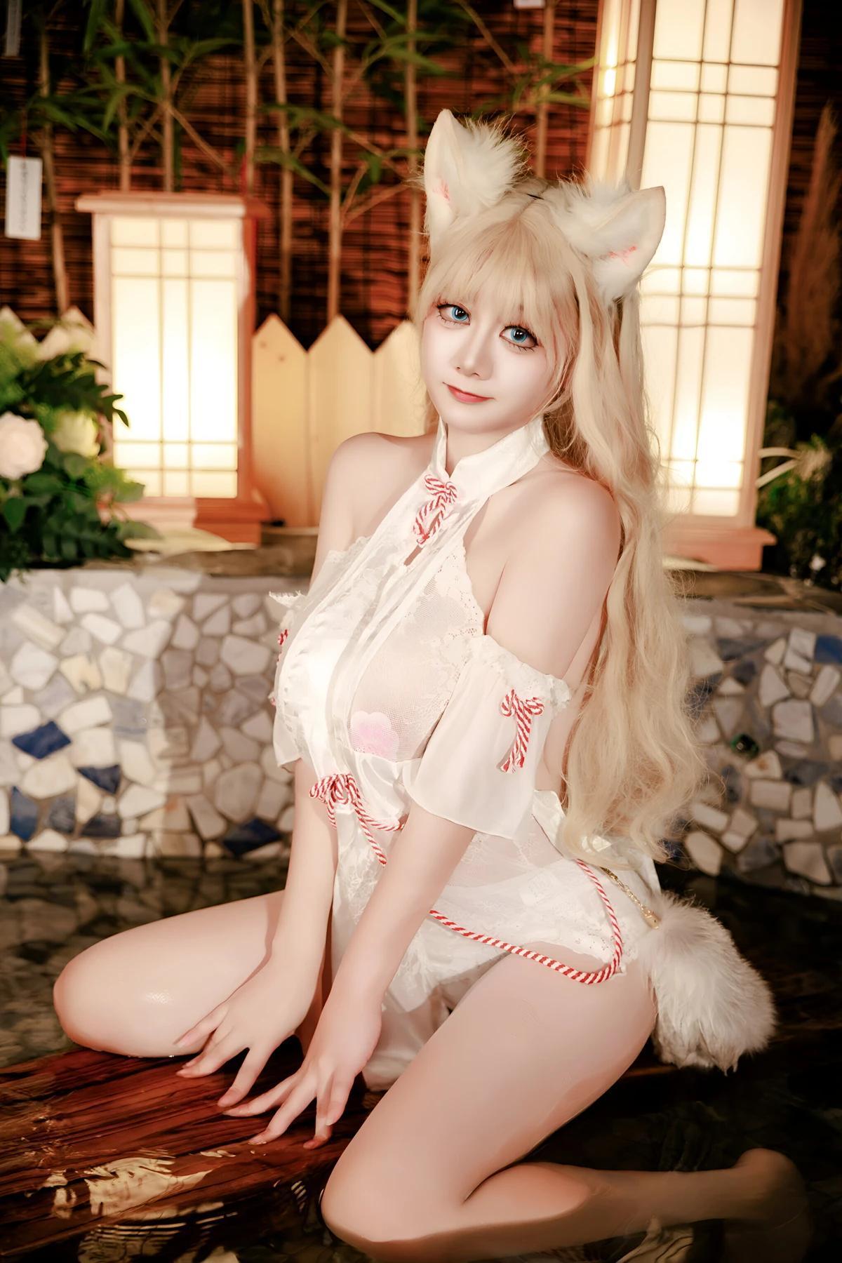 Cosplay 阿雪雪 – 温泉狐狸(50)