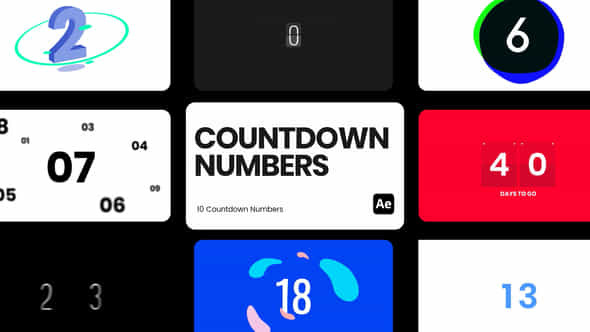 Countdown Numbers - VideoHive 45821904
