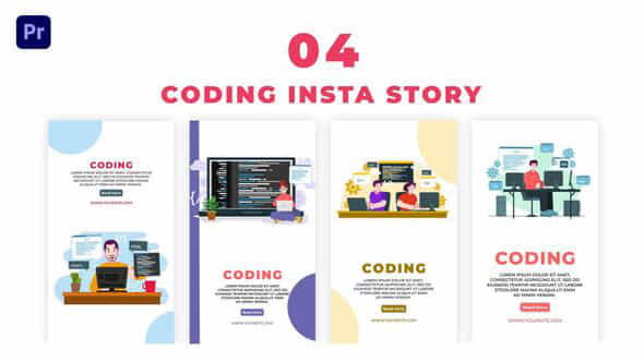 Software Coding Instagram - VideoHive 39405171