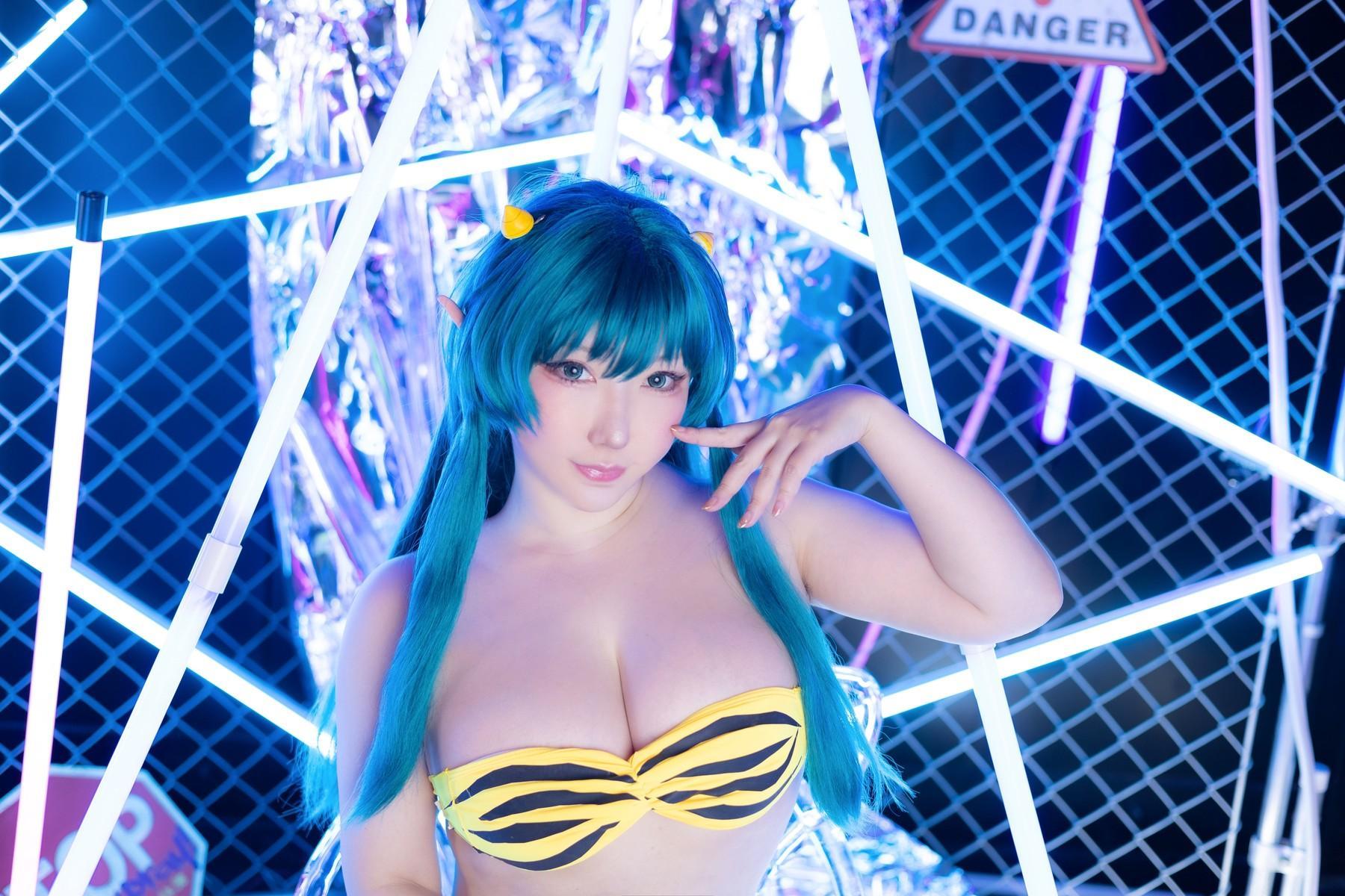 Cosplay SAKUサク Lum ラム うる星やつら Set.04(24)