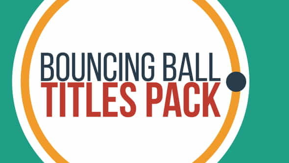 Bouncing Ball Titles - VideoHive 12945529