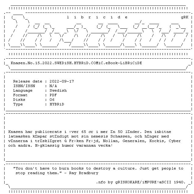 Knasen.No.15.2022.SWEDiSH.HYBRiD.COMiC.eBook LiBRiCiDE