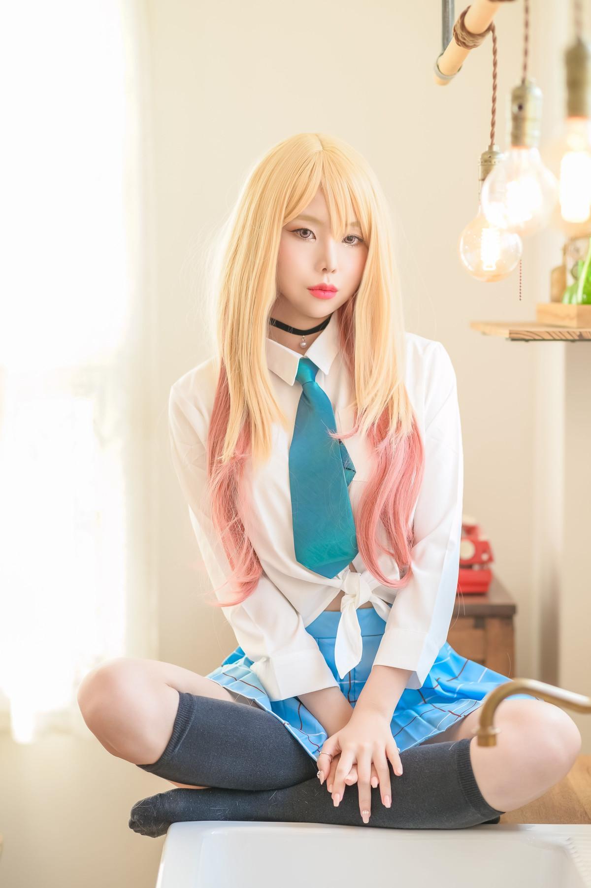 Yuna 유나, [Patreon] Marin Kitagawa & Pink Top(17)