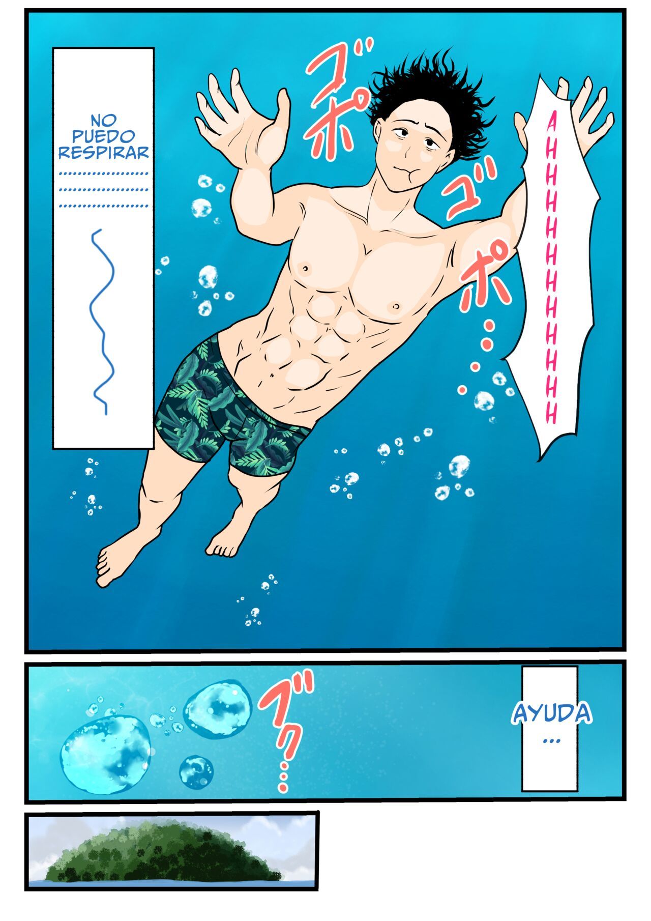 [Benii Kenkyuujo] Moto Yan Haha, Mujintou nite Mesu ni naru Zenpen [Spanish]