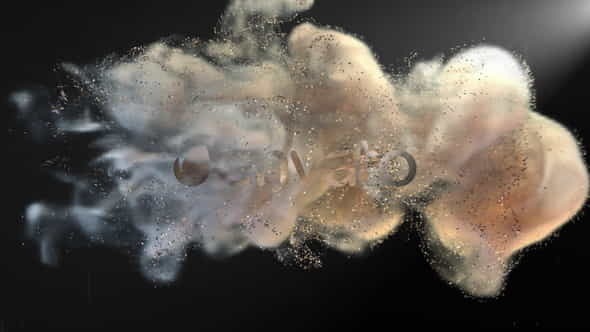 Glitter Smoke Logo Reveal - VideoHive 27547605