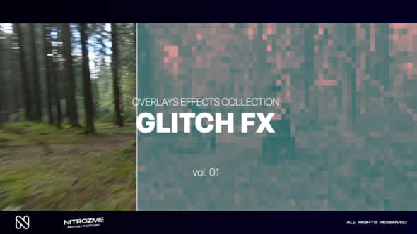 Glitch Effects Overlays - VideoHive 46400099