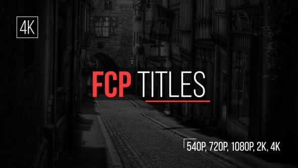FCP Titles - VideoHive 15380282