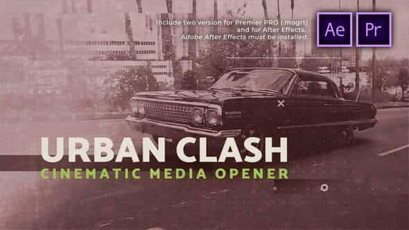 Urban Clash Cinematic Media Opener - VideoHive 31161820