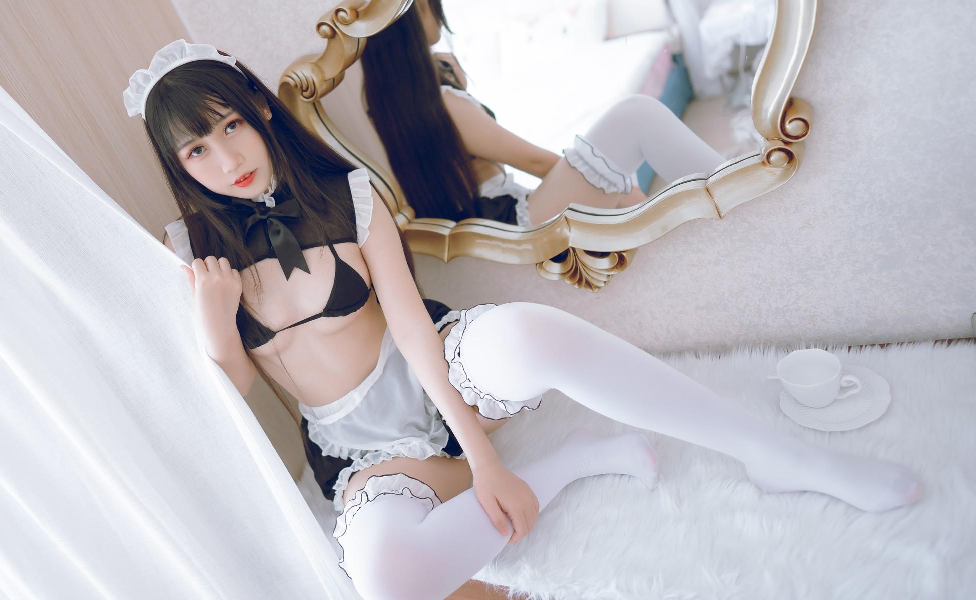 Cosplay 不呆猫 女仆(14)