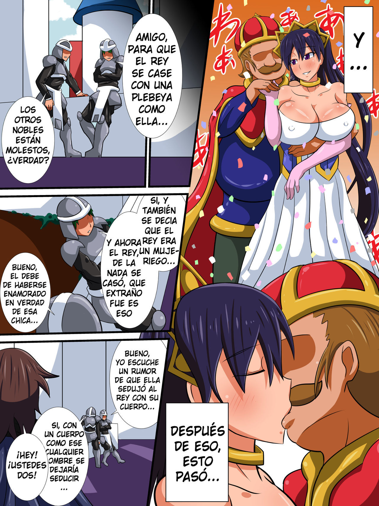 [Haneinu] Osananajimi no Onna Kishi ga Oujo ni Naru Made Kouhen [Spanish] [Yumrod]