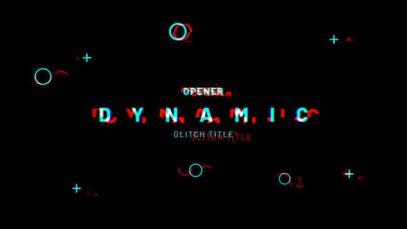 Glitch Titles - VideoHive 53959250