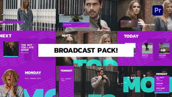 Broadcast Pack for Premiere Pro - VideoHive 32315216