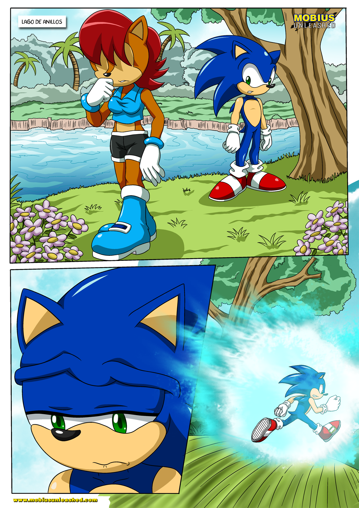 Sonic and Sally Break Up – Palcomix - 1