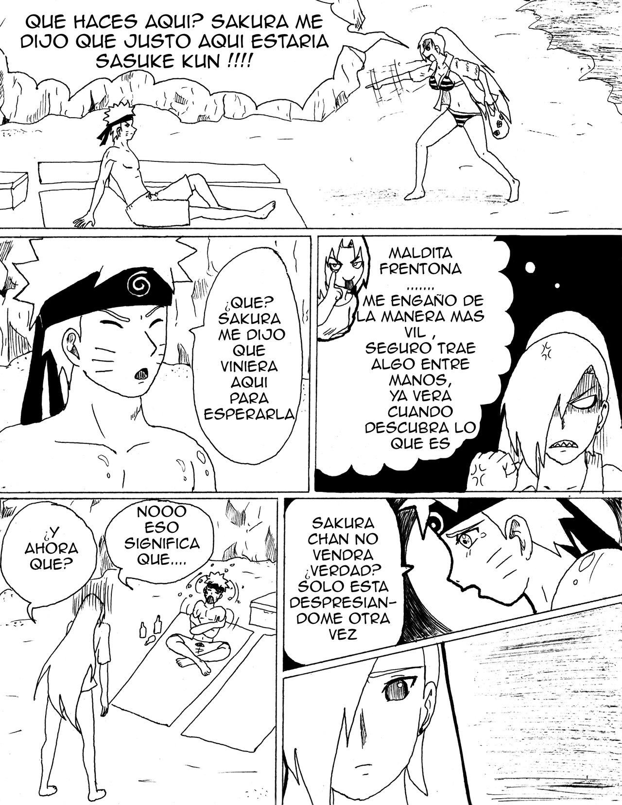 Diversion en la Playa – Naruto x Ino - 18