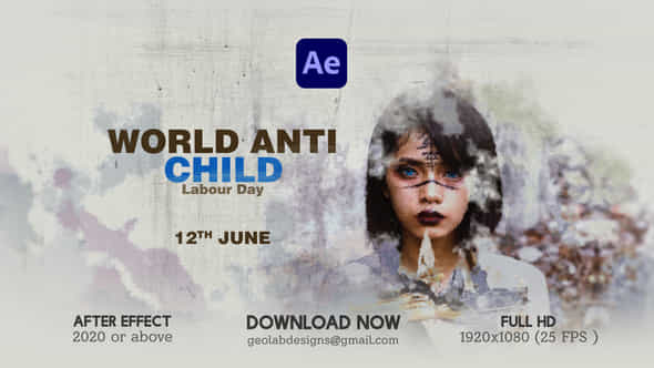 Child Labour Day - VideoHive 58053117
