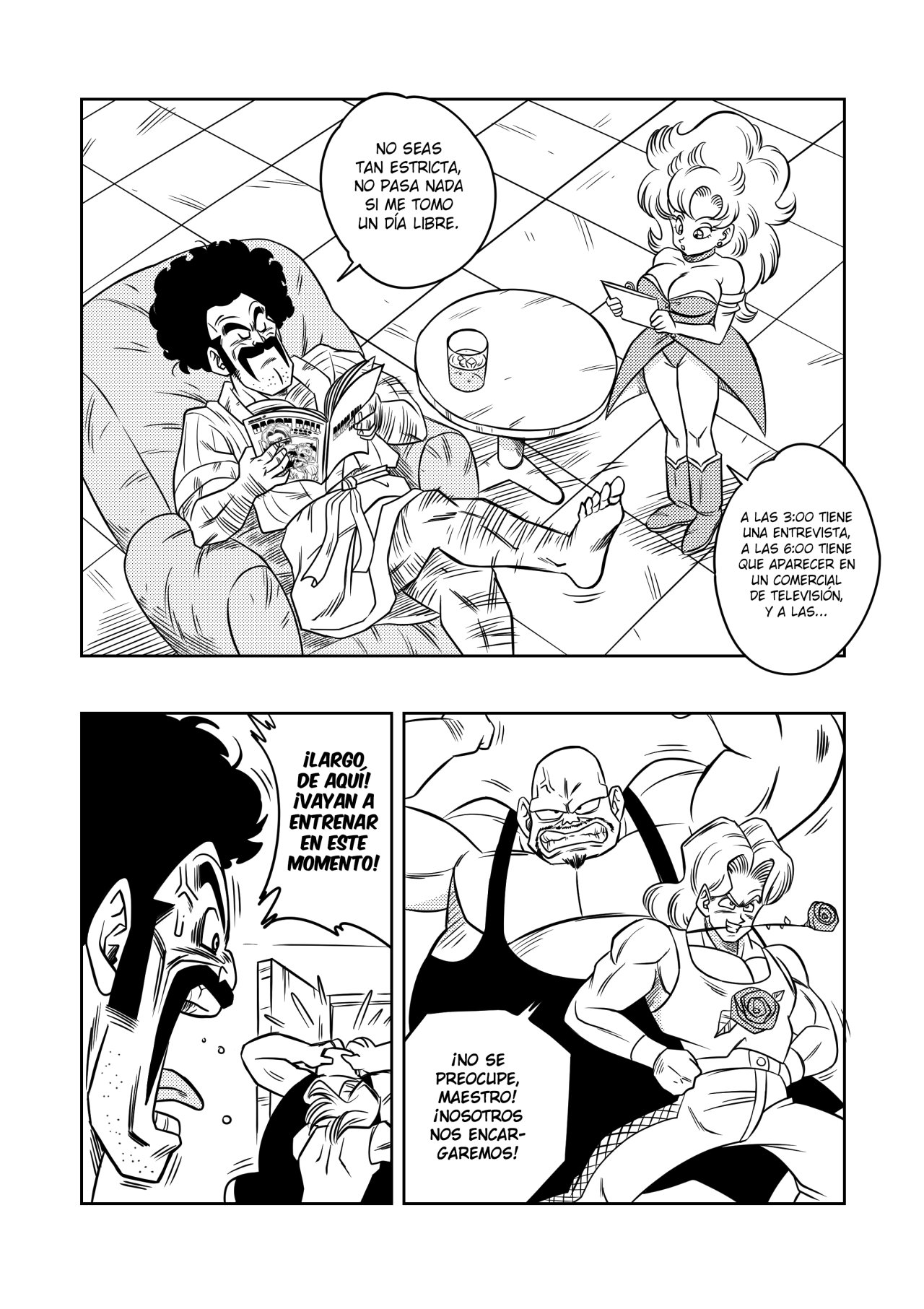 El entrenamiento secreto de Mister Satan - 3