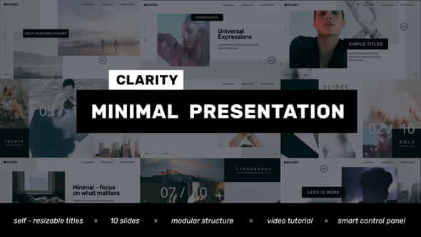 ClarityMinimal Presentation - Clean Promo - VideoHive 22955785