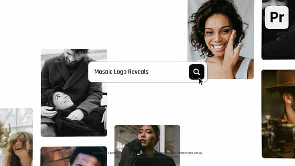 Mosaic Logo Reveals Premiere Pro - VideoHive 51902244