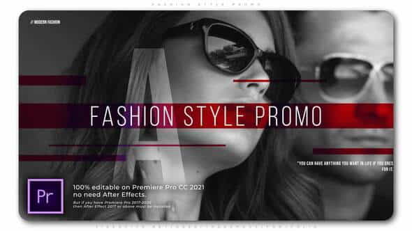 Fashion Style Promo - VideoHive 34152163