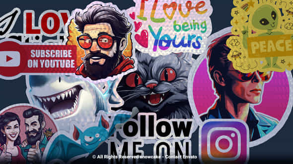 Holographic Sticker Maker - VideoHive 50195697