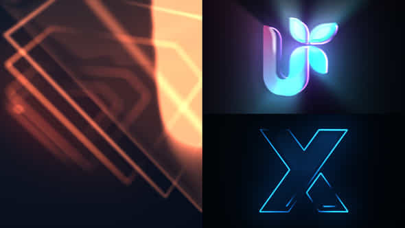 Glow Logo Reveal - VideoHive 47444101