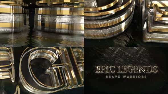Epic Gold Silver Logo - VideoHive 28991773