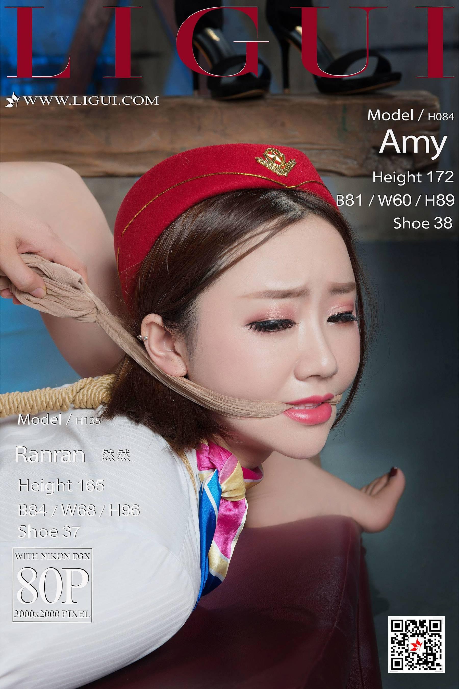 腿模Amy&腿模然然《空姐丝袜美束》 [丽柜LIGUI] 网络丽人 写真集