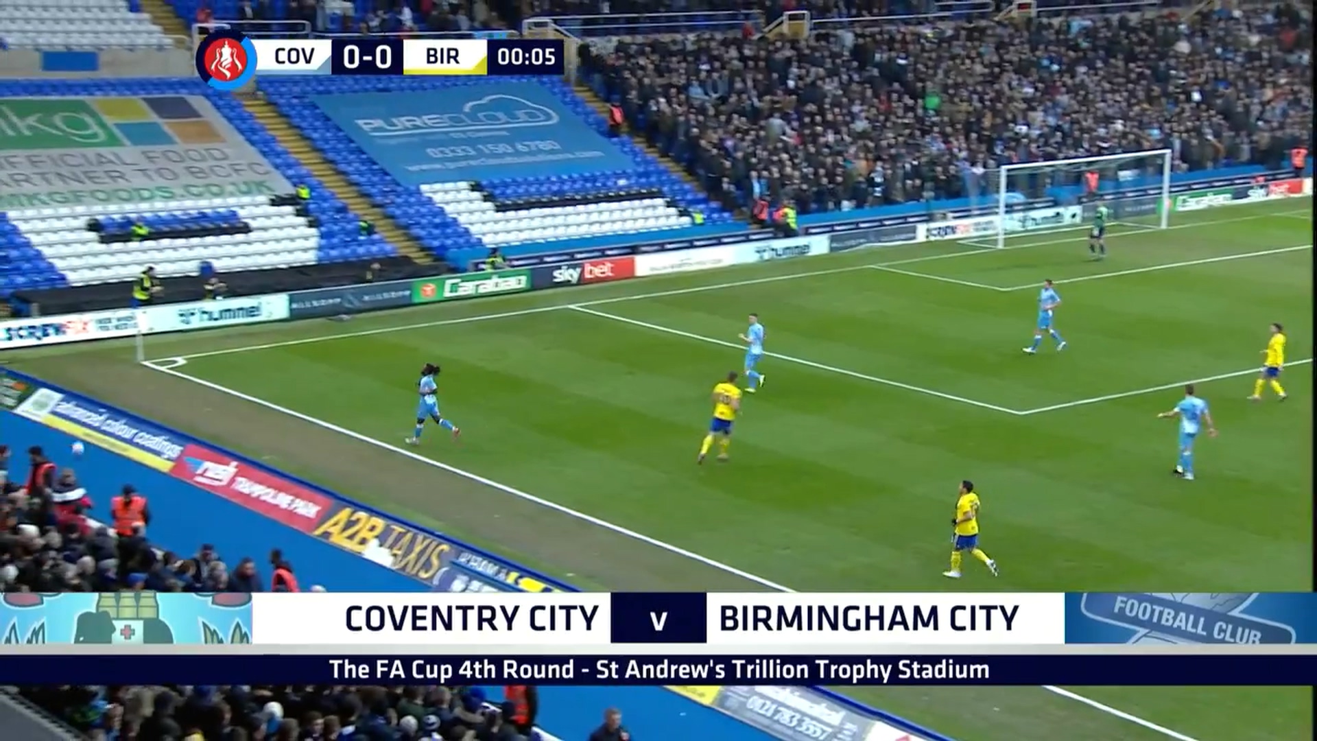 FA Cup 19/20 4th Round - Coventry City Vs Birmingham City - 25/01/2020