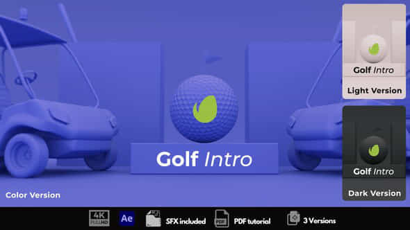 Golf Logo Reveal - VideoHive 49914775