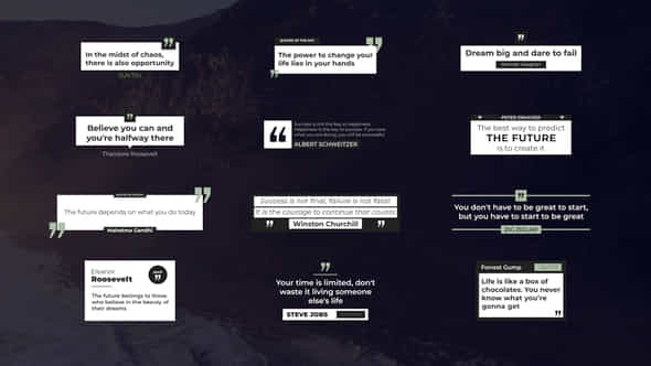 Modern Quotes Titles - VideoHive 59198786