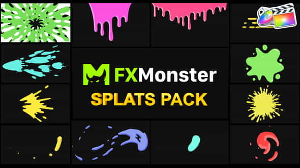 Splats Pack | FCPX - VideoHive 25997072