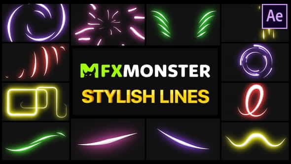 Stylish Lines | After Effects - VideoHive 27989816