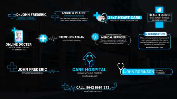 Medical Titles - VideoHive 45957076