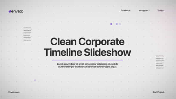 Corporate Timeline Slideshow - VideoHive 38264444