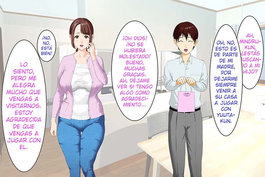 [Hy-dou (Hyji)] Kinjo Yuuwaku Daisandan <Tomodachi no Okaa-san Hen> Zenpen [Spanish]