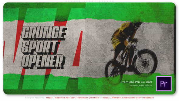 Grunge Sport Opener - VideoHive 48057940