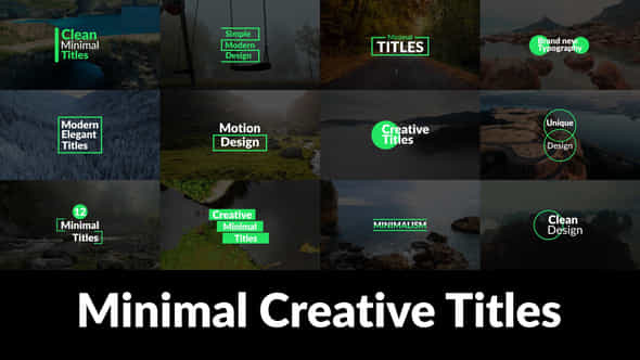 Minimal Creative Titles - VideoHive 45779717