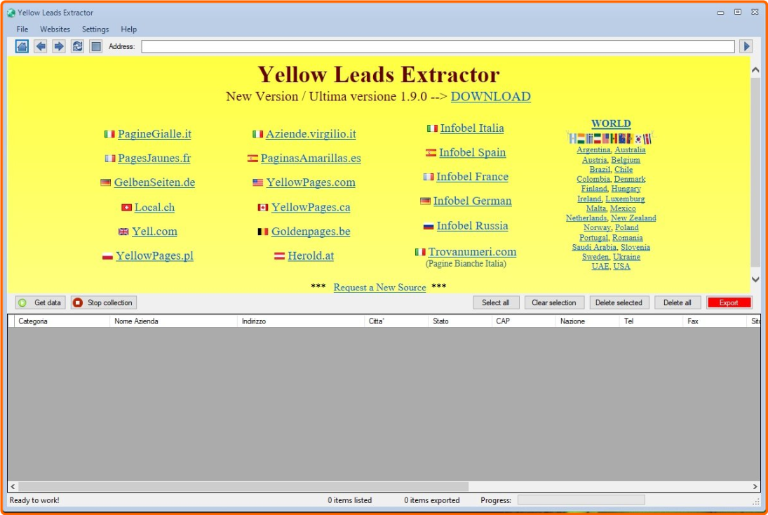 Yellow Leads Extractor 9.1.8 Multilingual